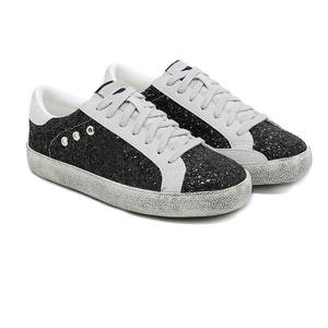 Stilista di moda nuove e sporche scarpe alla moda vecchie <span class=keywords><strong>sneakers</strong></span> retrò all-match scarpe da donna casual bianche - Product Image 3