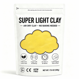 Argile super légère, pâte à modeler douce, slime, jouets éducatifs unisexes DIY, kit d'auto-séchage à l'air, 500 g/sac - Product Image 5
