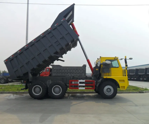 Remolque Hidráulico de Volteo Trasero para Camión, Semirremolque de Volteo de 3 Ejes, Semirremolque de Volteo para Camión - Product Image 3