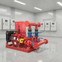 Ensemble de pompes à incendie EDJ avec pompe de secours diesel XBC, système de lutte contre l'incendie centrifuge à double alimentation