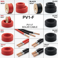[PrimePro] para Cable de Cobre Estañado de 4/6 mm para Sistemas de Energía Solar CC |   Cable Solar PV1-F de 1.5/1.8kV |   Chaqueta XLPO Resistente a los Rayos UV y al Calor |