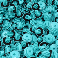 Clips de fixation en plastique universels pour panneaux de porte de voiture D19 9 mm, garnitures intérieures automobiles, vente en gros