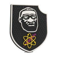 Écussons en caoutchouc PVC souple écologique, personnalisés, avec logo 3D en relief, lavables, couleur personnalisée, avec support auto-agrippant, étiquettes à coudre pour vêtements