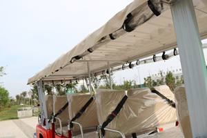 2024 nuevo diseño 23 Vehículo de pasajeros todoterreno autobús turístico eléctrico Golf coche ciudad turística Venta caliente buena calidad - Product Image 5