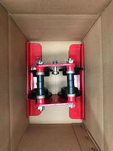 कारखाने अनुकूलित 0.5 टन स्टील बीम ट्रॉली हाथ धक्का दिया चार-पहिया रोल कंटेनर पाउडर 1 वर्ष की वारंटी ओएम - Product Image 6