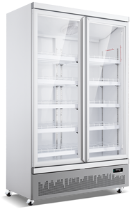 냉동고 냉각기 4 도어 상업용 음료 음료 냉장고 산업용 스테인레스 스틸 4D 쇼케이스 디스플레이 스탠드 용 - Product Image 5