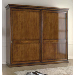 Semplice Design Freestanding armadio con 2 porte scorrevoli pannelli in legno per camera da letto laboratorio casa mobili-Flat Pack - Product Image 1