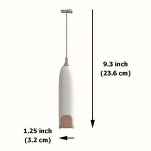 Espumador de Leche Portátil Ecológico con Logotipo Personalizado, Mini Batidora de Bebidas de Acero Inoxidable, Potente Espumador de Leche Manual - Product Image 2