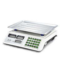 Timbangan Elektronik Penghitung Harga ACS-3208 40kg Mesin Timbang Digital Layar LCD LED ABS Stainless Steel ODM