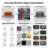 Sac à main micro-luxueux personnalisé avec logo, sac carré matelassé métallique nano, sac à lèvres promotionnel pour femme, étiquette privée, cadeau boutique