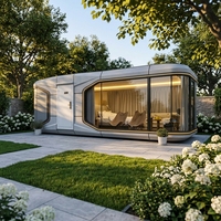 Maison Capsule Spatiale de Luxe Modulaire Préfabriquée – Cabine d'Hôtel Intelligente et Mini-Maison pour Complexes Hôteliers, Glamping et Vacances