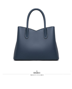 Sac à main de luxe grande capacité en cuir véritable pour femme, nouveau modèle, sac fourre-tout à bandoulière, vente en gros d'usine - Product Image 5