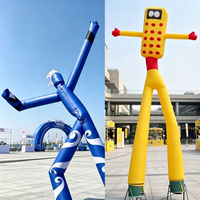Danseur gonflable à double jambe personnalisé pour l'ouverture et la publicité promotionnelle