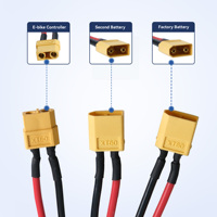 Contrôleur égaliseur intelligent actif double batterie Yolin 48V 20A/30A, convertisseur de décharge, équilibreur pour batterie lithium Vélo Électrique