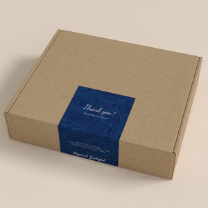 Etiqueta Adhesiva Personalizada con Logotipo, Etiqueta Ecológica para Cajas de Avión, Logotipo de Marca Impreso - Product Image 2