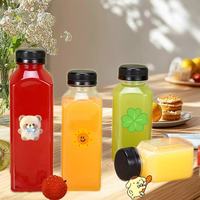 20245 Qualité Alimentaire 500ml Pet Bouteille En Plastique Transparent Boisson Peut pour Boisson Gazeuse Soda Champagne 20245