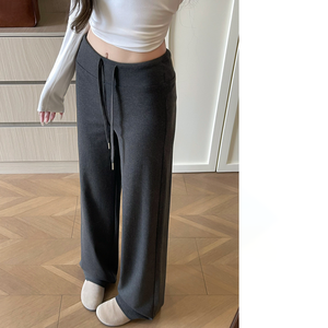 Pantalons décontractés à jambe droite pour femmes, polyvalents pour un usage quotidien - Product Image 2