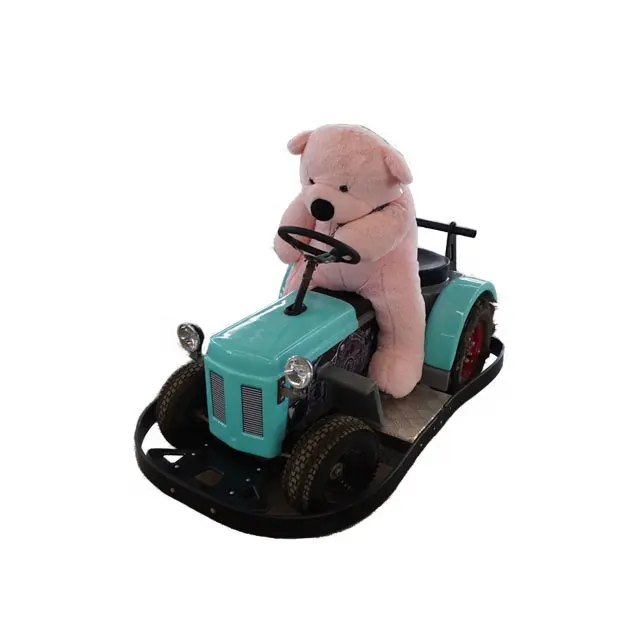 Детский игрушечный автомобиль с квадратным бампером, Электрический карнавальный трактор, развлекательное оборудование для парка развлечений