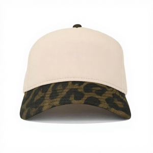 Gorra de Béisbol Ajustable de 5 Paneles, Perfil Medio, Dos Tonos, Algodón y Poliéster, para Adultos, Eventos, Uso Casual al Aire Libre, Hecha en Vietnam - Product Image 1