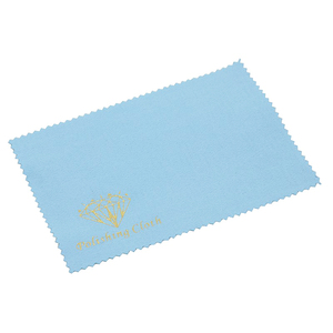 Paño de Limpieza de Joyas de Microfibra Jugged Edge Rosa y Azul, Paño para Pulir Oro y <span class=keywords><strong>Plata</strong></span> - Product Image 2