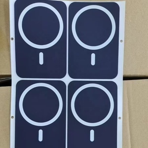 Autocollant personnalisé en sérigraphie sur PET/PC, découpé sur mesure, pour panneau avant de chargeur sans fil, étiquette autocollante - Product Image 3
