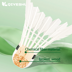 Cầu lông lông gà tập luyện, lông thẳng, độ bền cao, bay ổn định, có thể in logo tùy chỉnh dành cho thể thao - Product Image 4