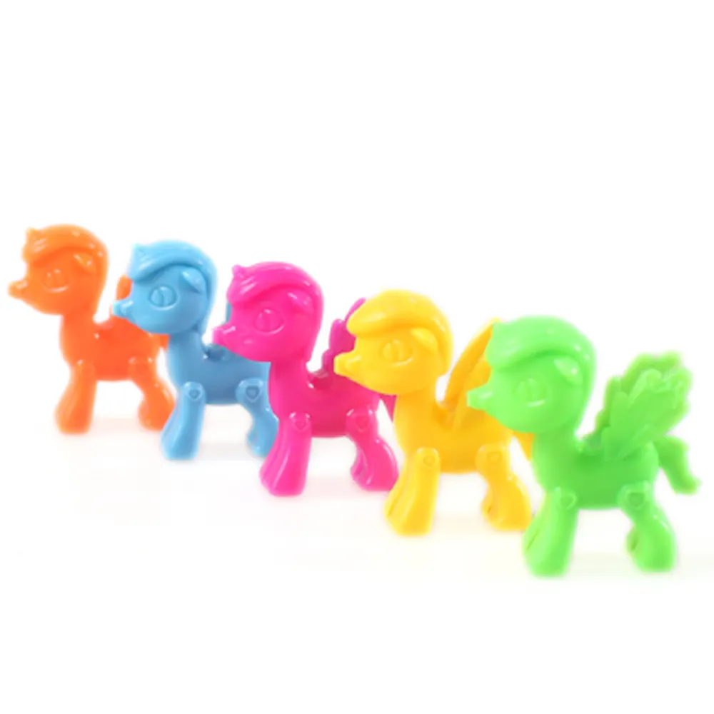 kids mini plastic horse toy model 45MM capsule toys hot selling in india market