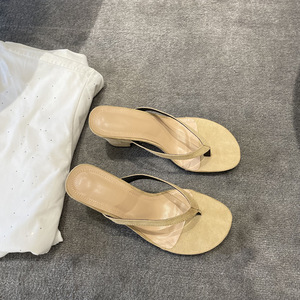 Sandales mules à talon carré élégantes et respirantes pour <span class=keywords><strong>femme</strong></span>, <span class=keywords><strong>en</strong></span> PU, à enfiler, vente <span class=keywords><strong>en</strong></span> gros ODM/OEM - Product Image 3