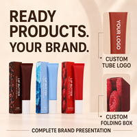 Rouge à lèvres végétalien à marque privée, gloss hydratant et repulpant haute brillance pour le maquillage