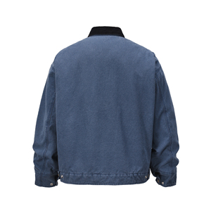 OEM marchio di alta qualità modello di <span class=keywords><strong>moda</strong></span> invernale giacca da <span class=keywords><strong>lavoro</strong></span> Plus Size personalizzata per gli uomini Cargo Casual elegante tela Denim giacca da uomo - Product Image 6