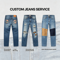 Jean Homme Slim Fit Y2K en Denim Premium Lourd, Haute Qualité, Style Vintage Délavé, Streetwear Hip Hop Personnalisé