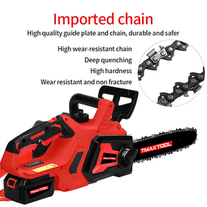 Machine <span class=keywords><strong>de</strong></span> découpe du bois industrielle portable professionnelle, accessoire <span class=keywords><strong>de</strong></span> scie à chaîne électrique au lithium - Product Image 4