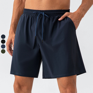 Shorts décontractés amples pour hommes, nouvelle collection été, design tendance, plusieurs couleurs, grande poche, effet froissé, excellente qualité - Product Image 1