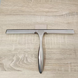 Tùy chỉnh màu thép không gỉ vòi hoa sen Glass Cleaner giống cây chổi cửa sổ mới làm sạch sản phẩm với móc kim loại phụ kiện phòng tắm - Product Image 4