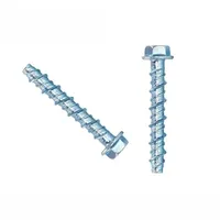 Kit de vis autotaraudeuses - Vis d'ancrage hexagonales pour béton et clous d'expansion M6/M8 - Kit de vis autotaraudeuses