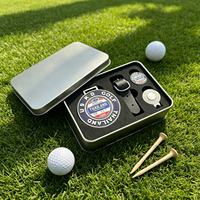 Coffret cadeau de golf pour femmes, étiquettes personnalisées avec le nom de l'équipe pour sac de golf, marqueurs de balle de golf en couleur