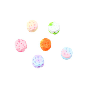Cute Mini 3D Cheese Resin Charms For DIY Jewelry Phone Case Hair <b>Clip</b> Accessories Round Food Shape Plastic Resin Pendants - Product Image 1