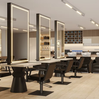 Présentoir à bijoux élégant, moderne, personnalisé, écologique, robuste, avec éclairage LED, personnalisable, décoration intérieure de salon