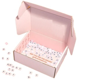 Boîtes postales d'expédition de carton ondulé de carton recyclé de logo personnalisé avec l'emballage de logo pour la beauté - Product Image 2