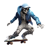 Nouveau Cool Squelette Décor Résine Moto Halloween Ornements Terreur Props Halloween Collection Cadeau