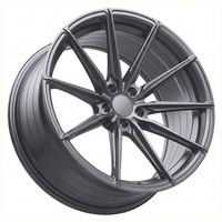 Jantes en alliage d'aluminium forgé WF CF-3 de 19 et 20 pouces, 5x112 5x120 5x1143, couleur Gunmetal, concaves profondes, 5 branches, pour G82 M4 M4C M3 G80