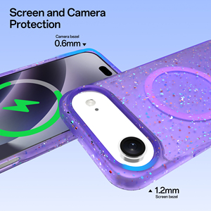 Protégez l'utilisation de la terre Recyclé GRS Gradient Liquide Silicone Couverture Magnétique Sans Fil Charge Téléphone Cas pour <span class=keywords><strong>iPhone</strong></span> 17 16 15 <span class=keywords><strong>14</strong></span> Pro Max - Product Image 3