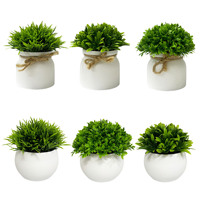 Plantes Artificielles, Plantes Vertes Fraîches, Plantes en Pot Hémisphériques, Décorations de Bureau, Décoration de Chambre, Fabricant Grossiste