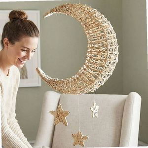 Ev Dekorasyonları At Figürlü Resim Asma Seti Duvar Sepeti Minb Makrome Sürünen Kuğu Saati Salon Halısı - Product Image 6