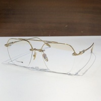 Gafas Ópticas de Diseño de Alta Calidad para Hombre y Mujer, Modelo Punk CH5810 TALLA 58-18, Monturas de Acetato y Titanio de Lujo para Negocios