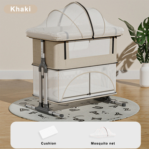 Custom OEM ODM Colors <strong>Classic</strong> Playpen Cot Baby Bassinet Cradle Bed Kids Baby <strong>Cribs</strong> Baby Folding Bed for Child Sleep and Activity - Product Image 3