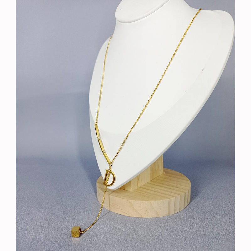 [86157] gold 55cm sweater chain