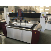 Machine de découpe au jet d'eau CNC 5 axes avec pompe et moteur pour pierre, carrelage céramique, marbre, verre - Haute précision, sur mesure