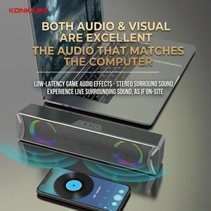 ลำโพง Konka Q4 ไร้สาย RGB สำหรับเล่นเกมส์ ออดิโอ มัลติมีเดีย เบสหนัก ขนาดเล็ก BT5.3 - Product Image 3
