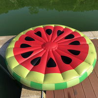 Vente flash - Matelas flottant gonflable personnalisé avec logo imprimé, pour jeux aquatiques, en PVC de haute qualité, résistant à l'eau, pour adultes
